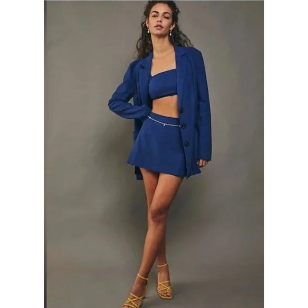 Free People Marni Suit Shop Blazer Linen
